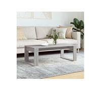 Table basse sonoma gris 102x50x35 cm bois d'ingénierie823364