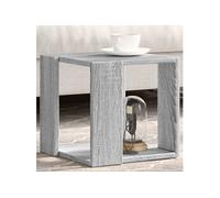Vidaxl Table Basse Sonoma Gris 32x32x30 Cm Bois D'ingénierie Marron