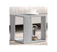 vidaXL Table basse 848148 – Sonoma gris, bois d'ingénierie 32x32x30 cm