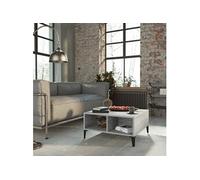 vidaXL Table basse sonoma gris 60x60x30 cm bois d'ingénierie 813168