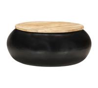 Table Basse sous Forme de Bol Table d'Appoint Bois de Récupération Massif vidaXL