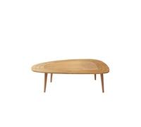 CONCEPT USINE | Rana - Table Basse Style Teck Bois Clair | Design Élégant et Naturel | Plateau en Bois Pins et Pieds en Bois Hêtre | Parfaite pour Un Salon Raffiné | Montage Facile