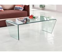 Table basse SUZANA - Verre trempé courbé