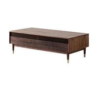 Table basse Table basse de chambre, table basse, meuble TV en bois massif, petit appartement, meubles de salon de style nordique Tables à café pour salon(140cm)