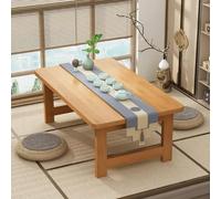 Table Basse, Table Basse Pliante, en Noyer, rectangulaire, Minimaliste, de Salon, pour s'asseoir au Sol