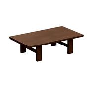 Table Basse, Table Centrale rectangulaire en Bois Massif avec des Lignes épurées for Petit Espace, Maison Moderne d'appartement(Brown,120cm X 60cm)