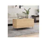 Vidaxl Table Basse Chêne Sonoma 90x44,5x45 Cm Bois D'ingénierie Multicolore