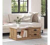 Table Basse Table d'Appoint Bout de Canapé Sonoma Gris Bois d'Ingénierie vidaXL