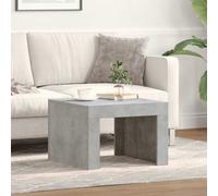 Table Basse Table d'Appoint Canapé Salon Gris Béton Bois d'Ingénierie vidaXL