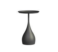 Table Basse Table d'appoint Circulaire, bibliothèque de Salon, Table Ronde for la Maison, Buffet canapé Étagère de Rangement(Noir)