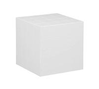 Table basse. table d'appoint cubique imitation carreaux de ciment blanc 40x40cm - Kubeeek