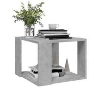 Table Basse, Table D'appoint de canapé Carrée à Cadre Ouvert, étagère de Rangement Intégrée pour Livres, Boissons et Essentiels de Décoration Intérieure (40x40x30 cm)