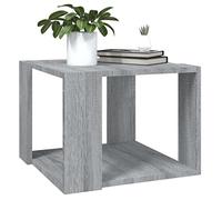 Table Basse, Table D'appoint de canapé Carrée à Cadre Ouvert, étagère de Rangement Intégrée pour Livres, Boissons et Essentiels de Décoration Intérieure (40x40x30 cm)