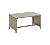Table Basse Anthracite Résine Tressée Table d'Appoint Arrière-cour vidaXL