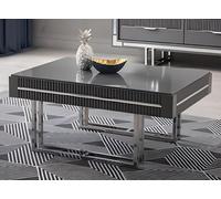 Table basse Table d'appoint en bois gris Table contemporaine