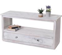 Table basse table d'appoint, look shabby, vintage ~ blanc