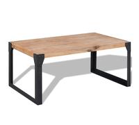 Table basse table de salon Bois d'acacia massif 100 x 60 x 45 cm vidaXL