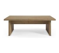 Table basse, table de salon rectangulaire aspect bois coloris chêne - Longueur 120 x Profondeur 70 x Hauteur 40 cm - PEGANE - Bois