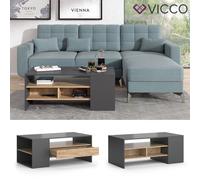 Vicco Table Basse Fabien, Chêne de Force doré, 110x60cm
