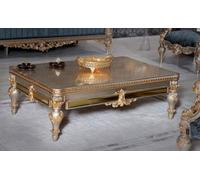 Table basse Table en bois design de luxe Table d'appoint 130x80 JVmoebel