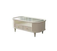 Table Basse Table en Verre for la Maison, Petite Table Basse, Meubles en Bois de Salon rétro Table pour Le Centre de la Salle