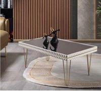 Table basse Tables à café Salon Massif Assis Luxe Table basse Design