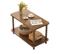 Table Basse Tables Basses/Tables d'appoint en Bois Simples, Objets de Rangement Confortables for la Maison Petite Table(Brown,C)
