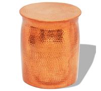 Table Basse Tabouret Martelé en Aluminium Table d'Appoint Salon Maison vidaXL