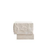 101 Copenhagen Table d'appoint Temple low 42x40 cm Limestone