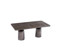 Table basse Totem aluminium - - Argent - Aluminium