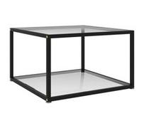 Vidaxl Table Basse Transparent 60x60x35 Cm Verre Trempé