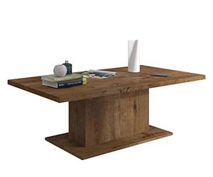Table basse Ulriko - 110 x 60 x 43 cm - Table basse rectangulaire élégante - Table basse - Table basse à thé, table de salon, table d'appoint (chêne Lefkas)