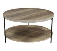 Table basse - Urban Living - Joya - 2 niveaux - Marron - Contemporain - Design