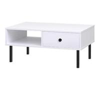 Table basse Venus blanche loft Noir