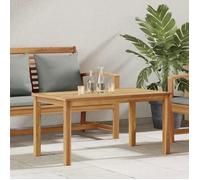 vidaXL Table Basse Marron 90 x 50 x 45,5 cm Bois de Teck Massif, Table Basse Moderne, pour Jardin et terrasse, en Teck, mobilier d'extérieur Tendance