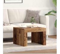 Table basse - VIDAXL - Bois ancien - Bois d'ingénierie - 50 x 50 x 35 cm - Carrée