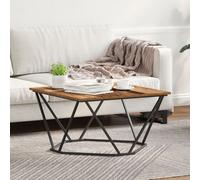 Table Basse Vidaxl Bois Ancien Bois Massif De Récupération Moyenne