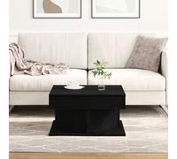 vidaXL Table basse Chêne noir 57 x 57 x 30 cm Bois composite
