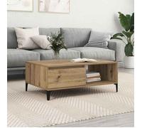 Table basse Vidaxl Table basse chêne artisanal 90 x 60 x 35 cm Bois d'ingénierie