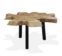 Table basse - VIDAXL - Teck authentique - Vintage - Marron - Rectangulaire