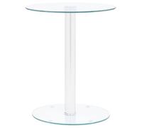 Table basse - vidaXL - Transparent - Verre trempé - 40 cm - Design contemporain