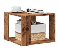 vidaXL Table basse vieux bois en bois d'ingénierie 40x40x30 cm 856494