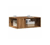 Vidaxl Table Basse Vieux Bois 90x67x33 Cm Bois D'ingénierie Marron