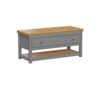 Table basse Vikla 100x40cm avec plateau de table rabattable Anthracite/Chêne Vicco 56370