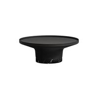 Table Basse Wendelbo Poller Ø80 Noir/ Marbre Noir