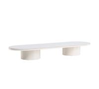 Venture Home - Table basse ovale 190 x 60 cm Narvik Beige G