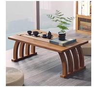 Table basse Zen Floor pour méditation, autel japonais et table à manger Marron 60 x 37 x 31 cm - Parfaite pour les pratiques spirituelles s'asseoir au sol et profiter d'un café