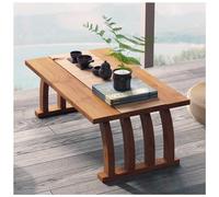 Table basse Zen Floor - Table de méditation japonaise et d'autel pour la pratique spirituelle, assise au sol et café, design compact (100 x 37 x 31 cm) - Idéale pour les maisons minimalistes