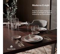 Table Bearsdon 160 x 90 cm pour cuisine et salle à manger | Bois laminé durable