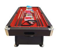 Table Billard Americain Table de Billard - 8 Pieds Vintage Red